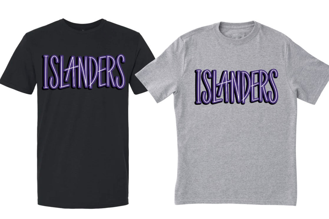 Grand Island Islanders Spirit Script