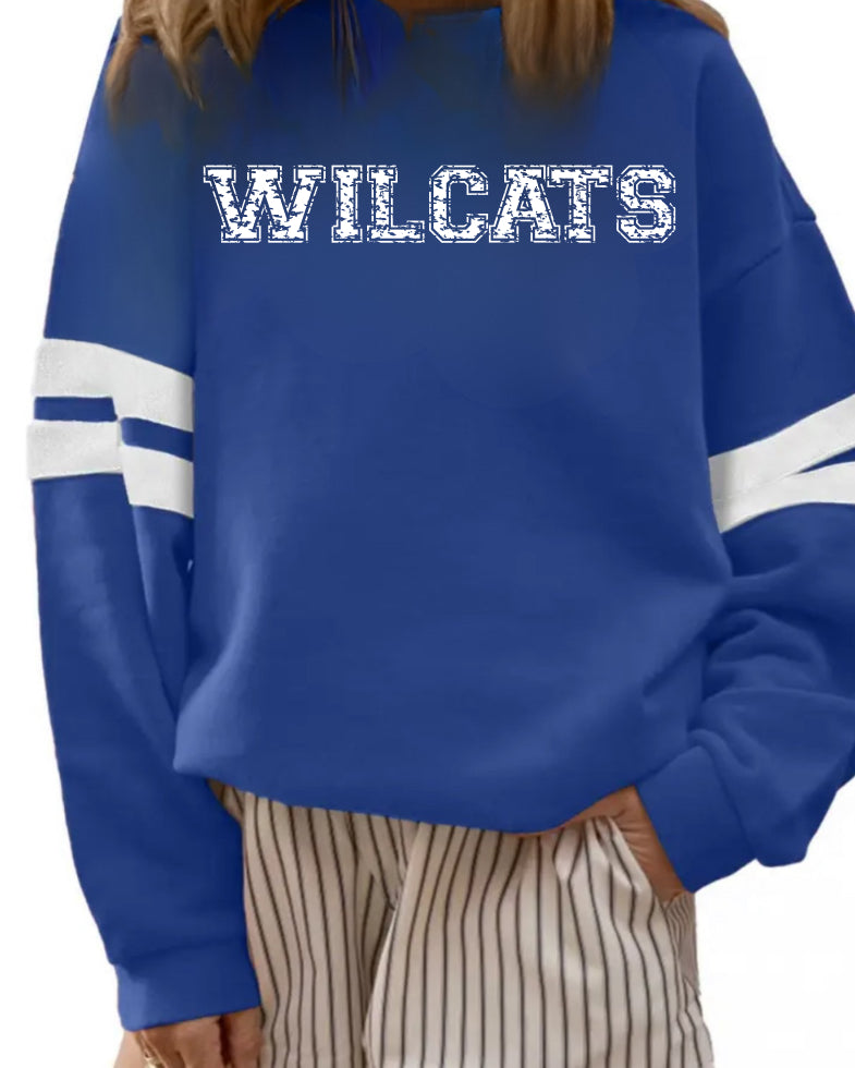 Varsity Striped School Crewneck