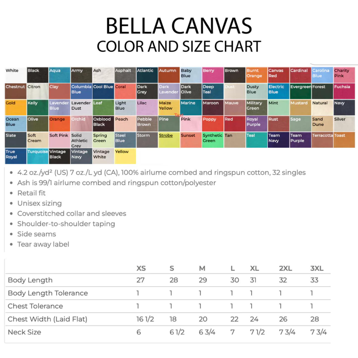 Custom Bella Canvas 3001 Short Sleeve Shirts