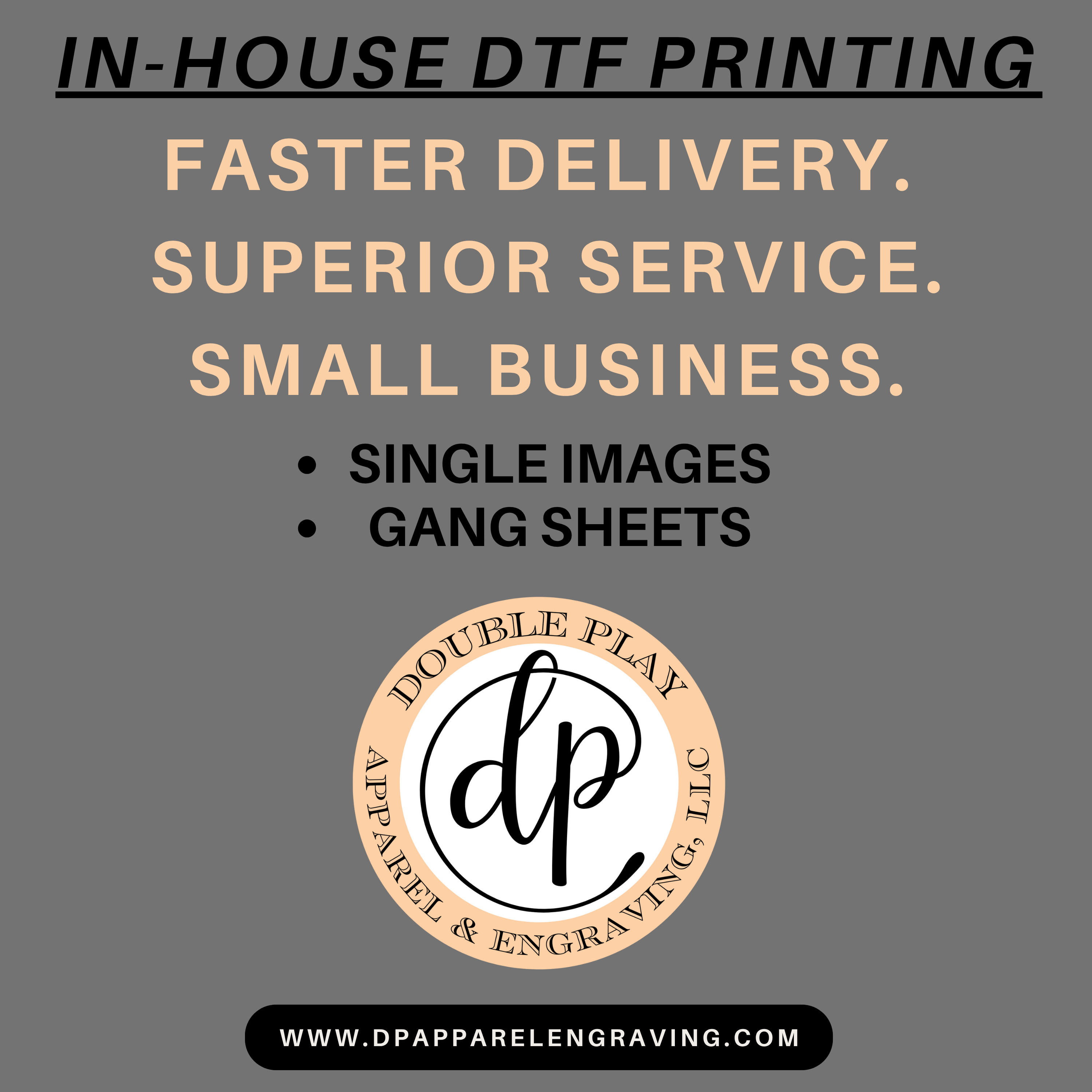 Adaptive DTF Gang Sheet Builder – Double Play Apparel & Engraving