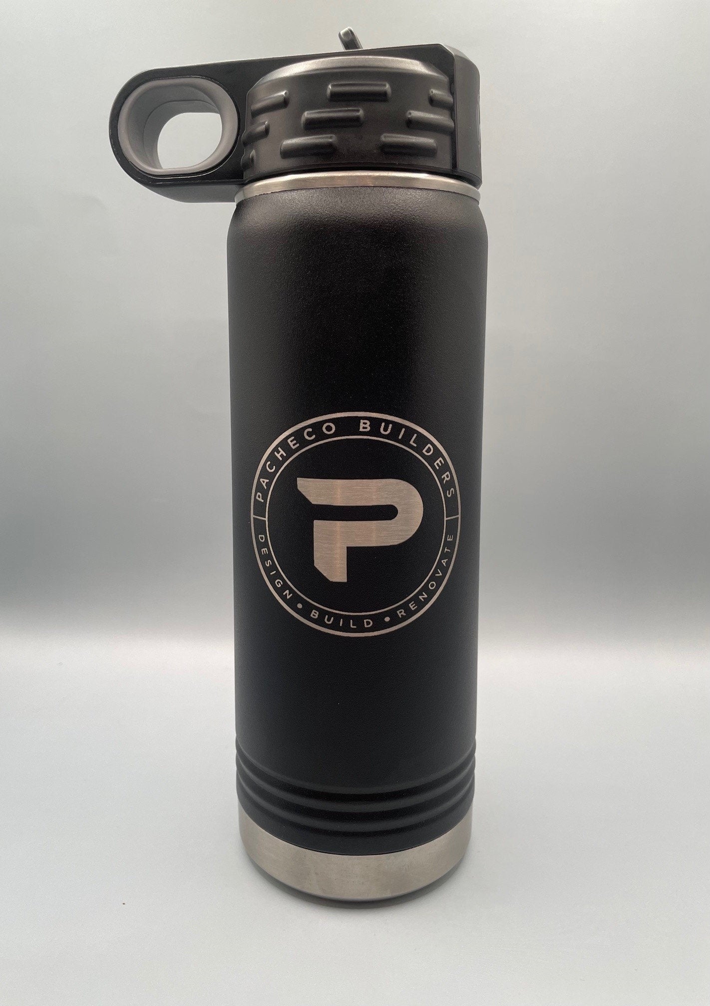 20oz Water Bottle Laser Engraved Personalization