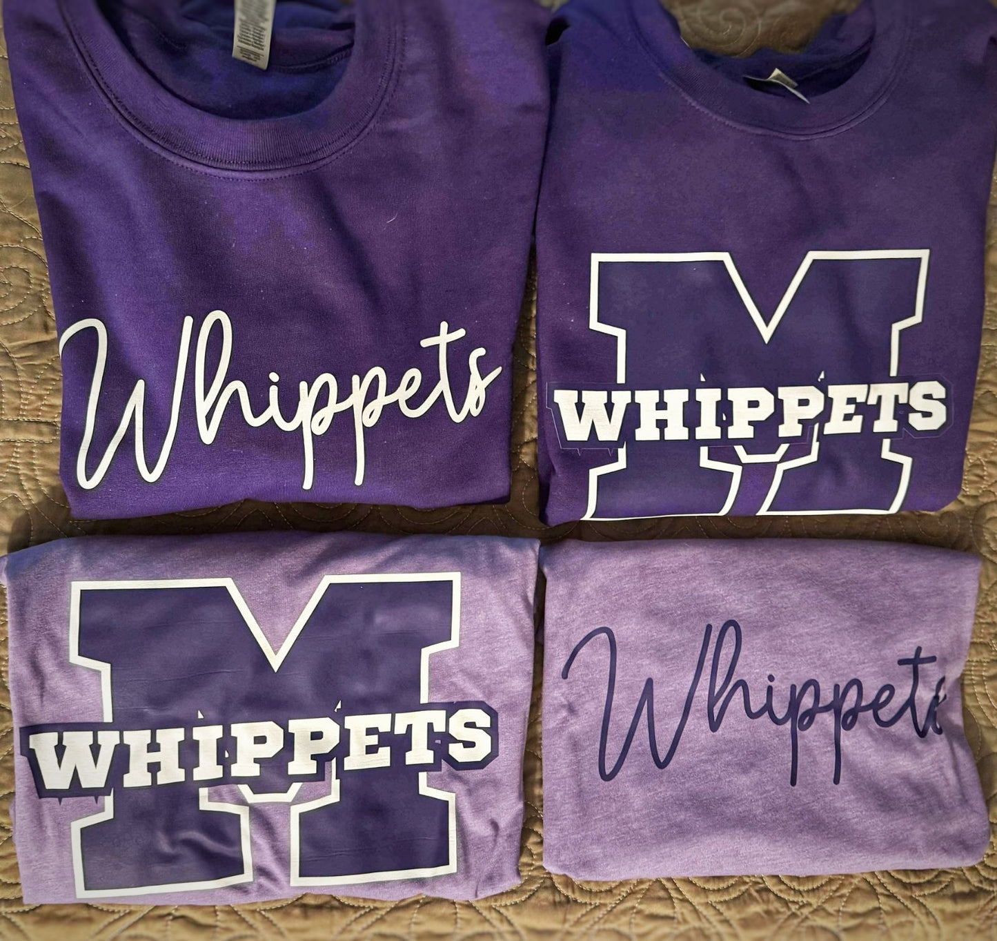 Minden Whippets Adult and Youth Crewneck Sweatshirts