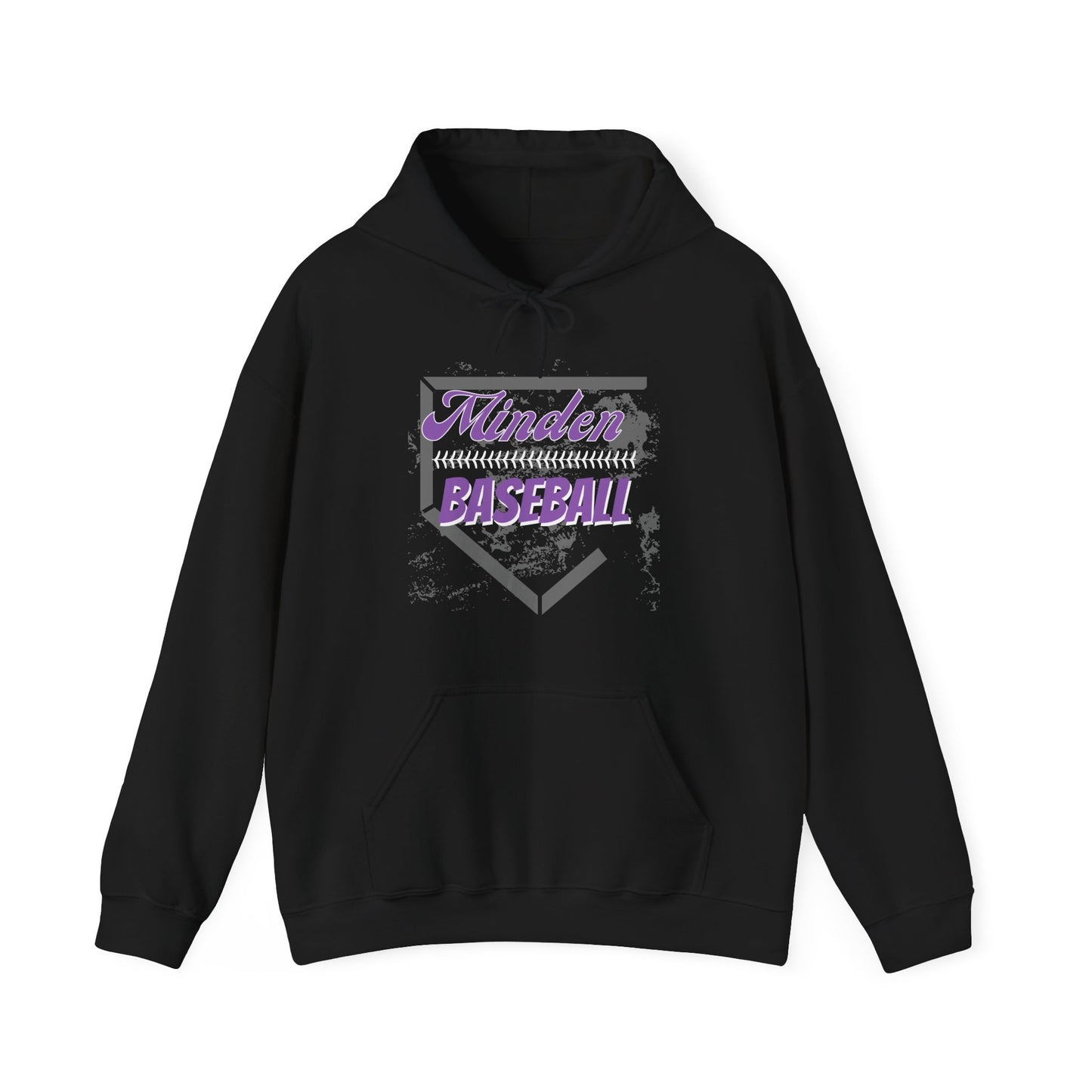 Minden Baseball "Plate" Hooded Sweatshirt