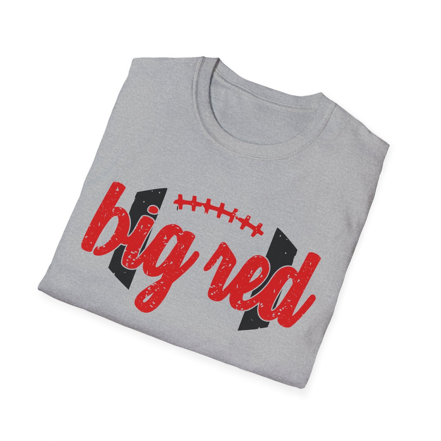 Big Red Football Adult Shirt and sweatshirt