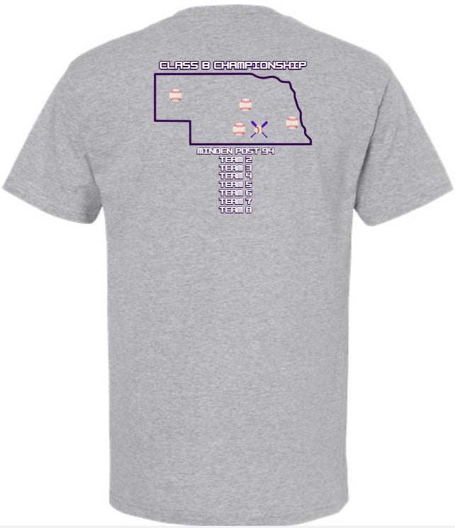 Nebraska Class B State Baseball Shirts 2025