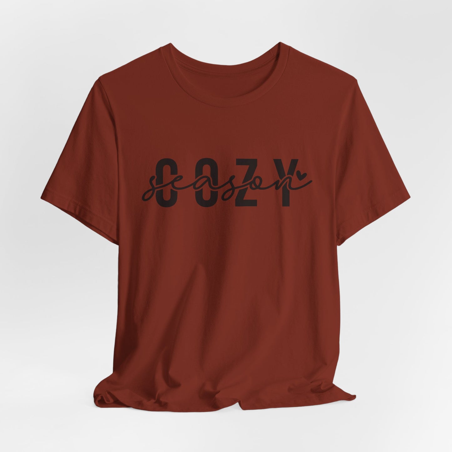 Cozy Season Black Letters Fall Adult Shirt