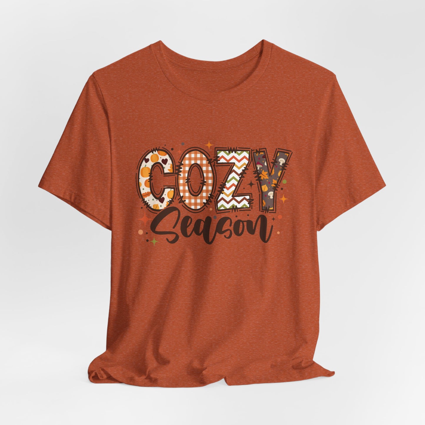 Cozy Season Colorful Fall Adult Shirt