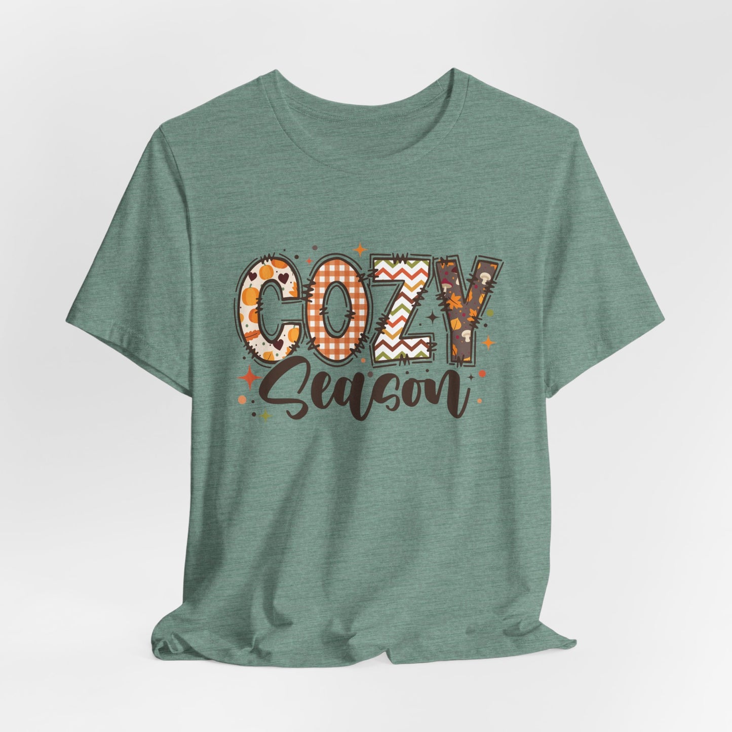 Cozy Season Colorful Fall Adult Shirt
