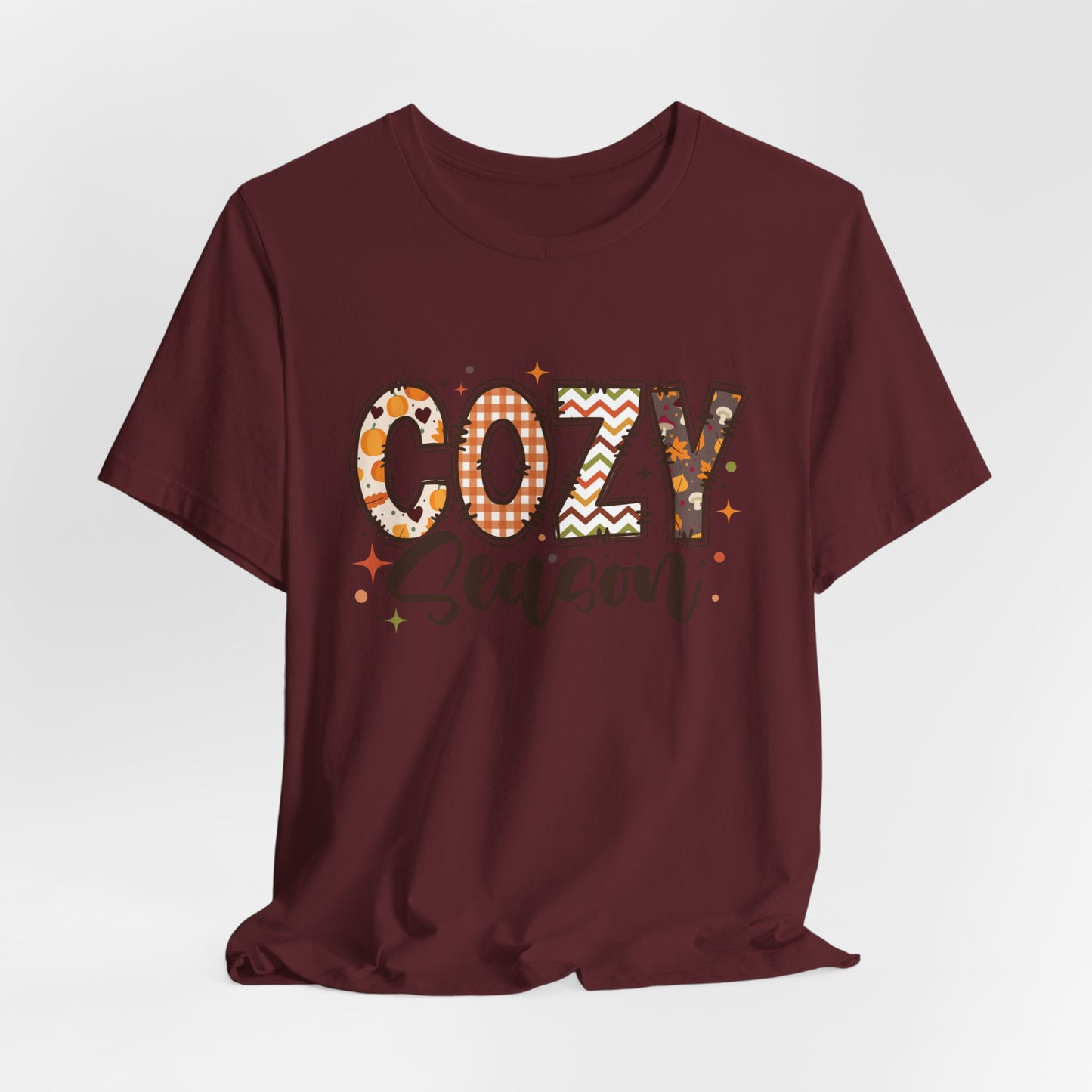Cozy Season Colorful Fall Adult Shirt