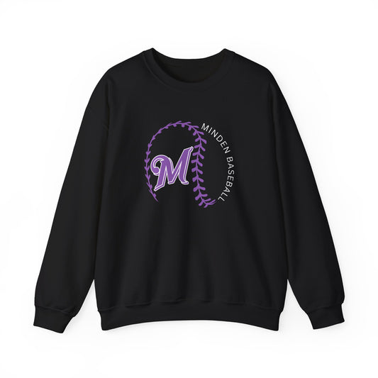 Minden Baseball "Stitches" Crewneck Sweatshirt