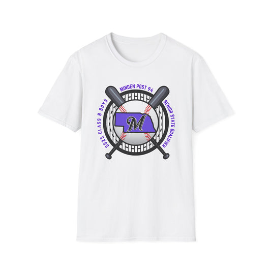 Minden Legion State Baseball T-Shirt (Gildan Softstyle)