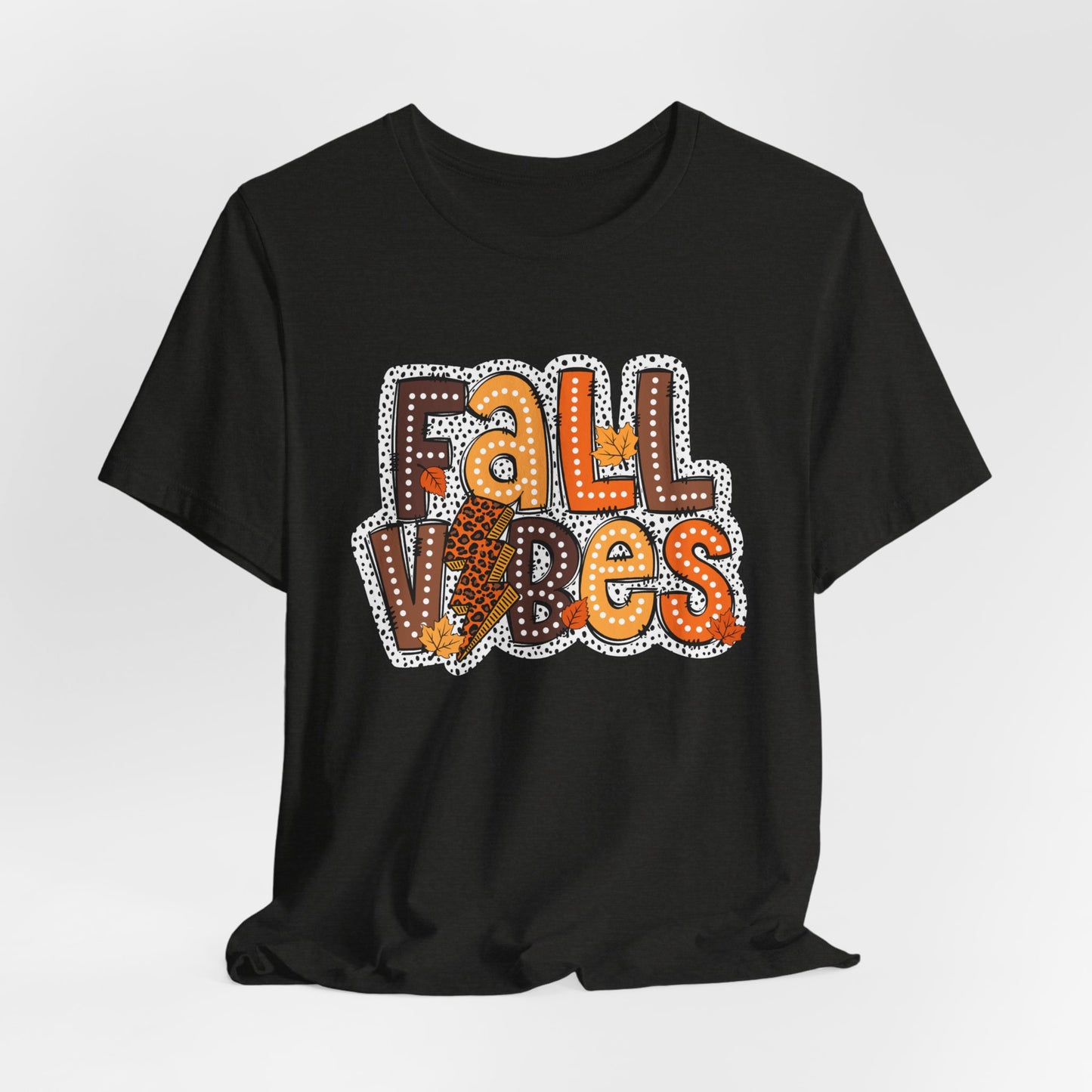 Fall Vibes Colorful  Fall Adult Shirt