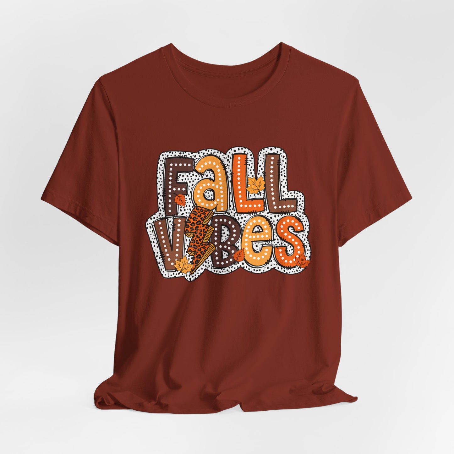 Fall Vibes Colorful  Fall Adult Shirt