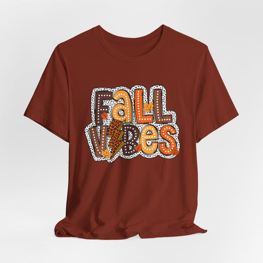 Fall Vibes Colorful  Fall Adult Shirt