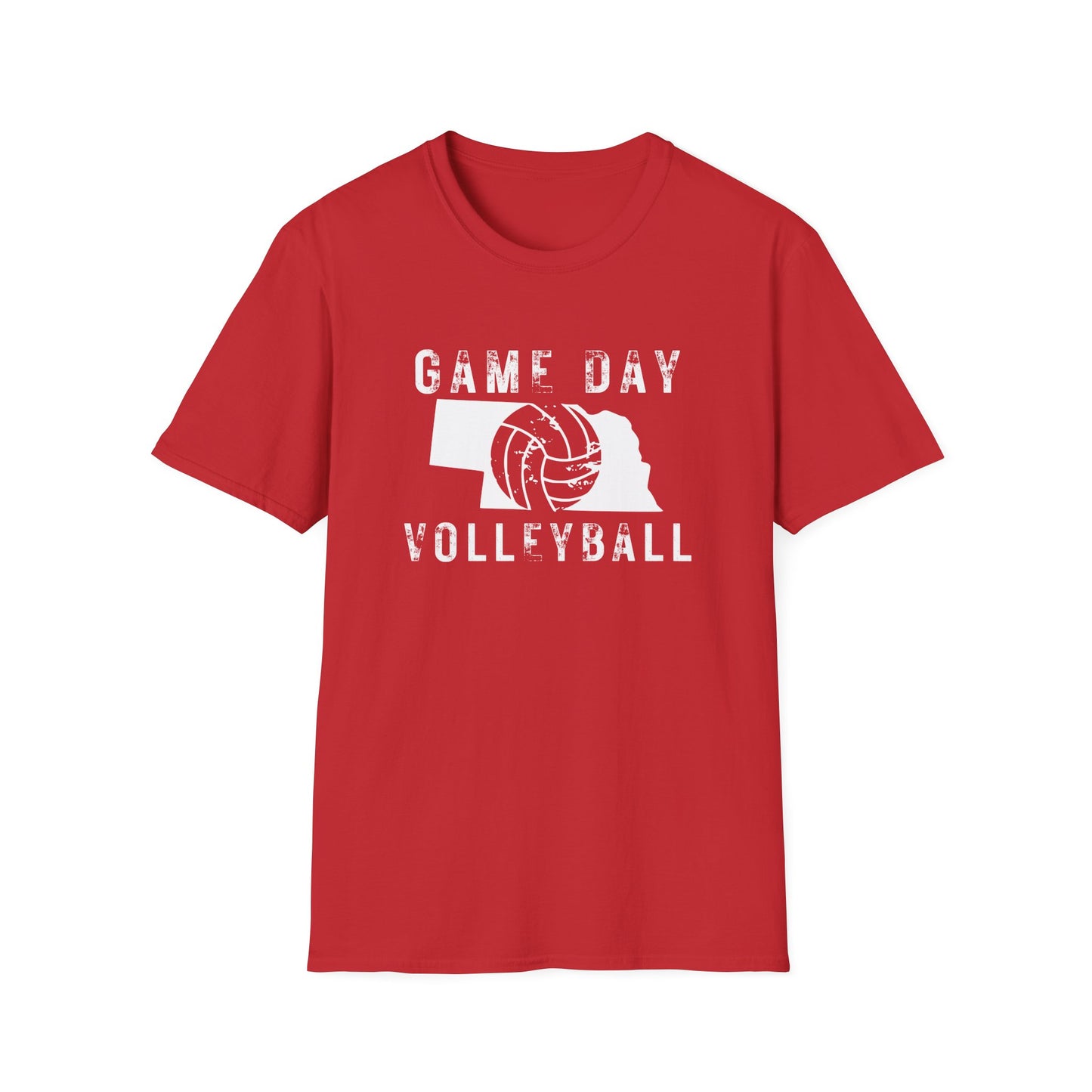 Nebraska Game Day Volleyball Adult Shirt