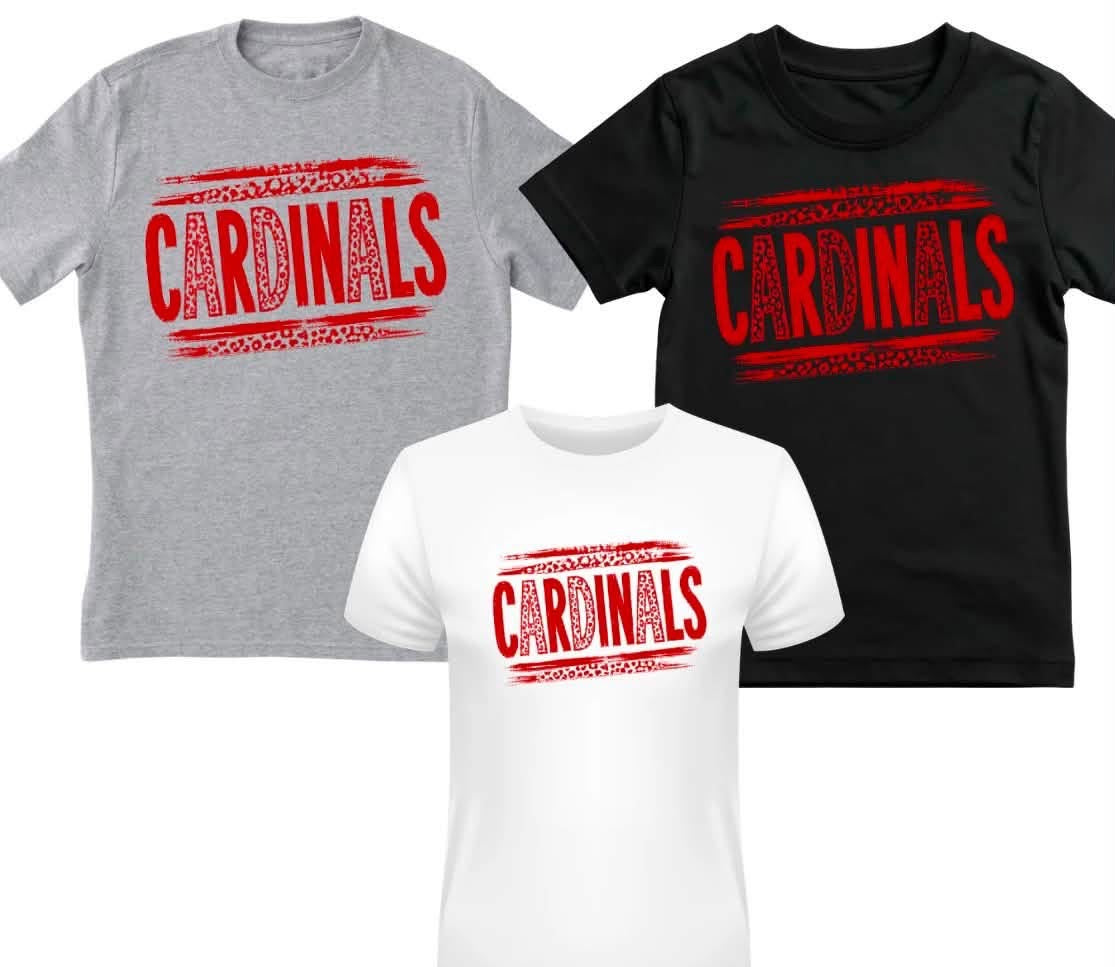 Leopard Distressed St. Mary’s Cardinals