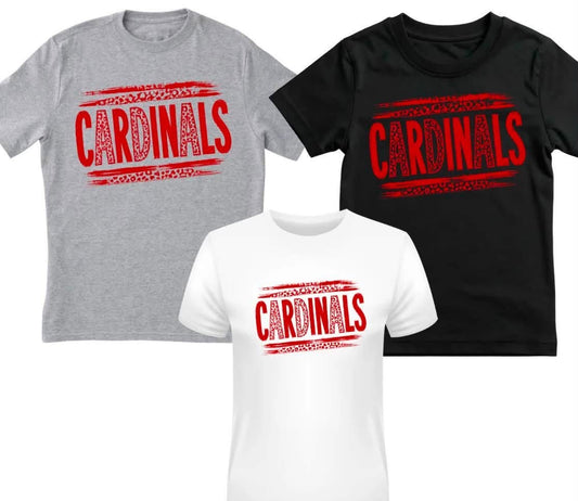 Leopard Distressed St. Mary’s Cardinals