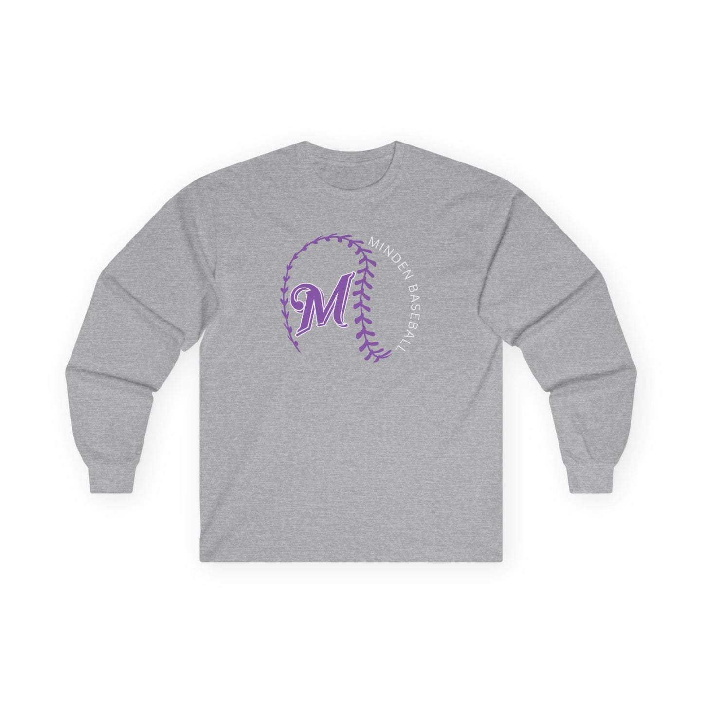 Minden Baseball "Stitches" Long Sleeve Shirt