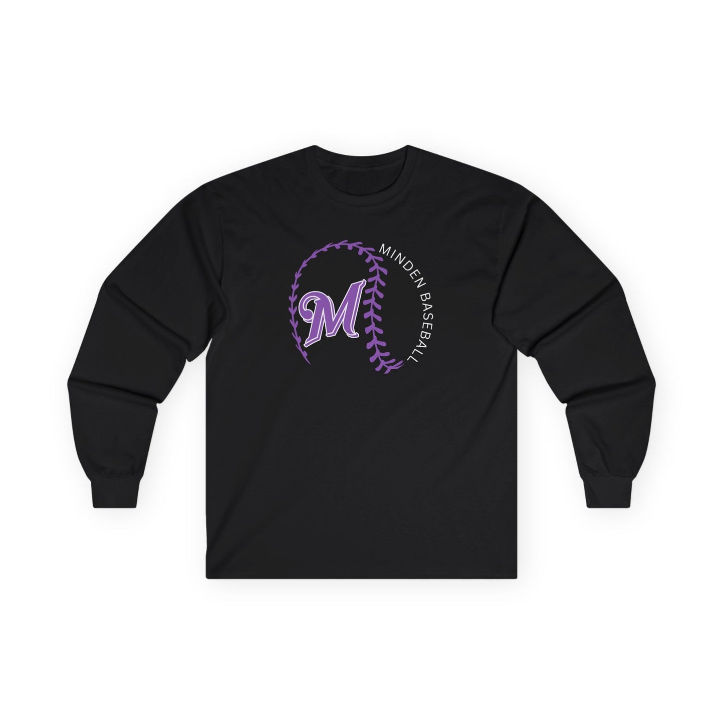 Minden Baseball "Stitches" Long Sleeve Shirt