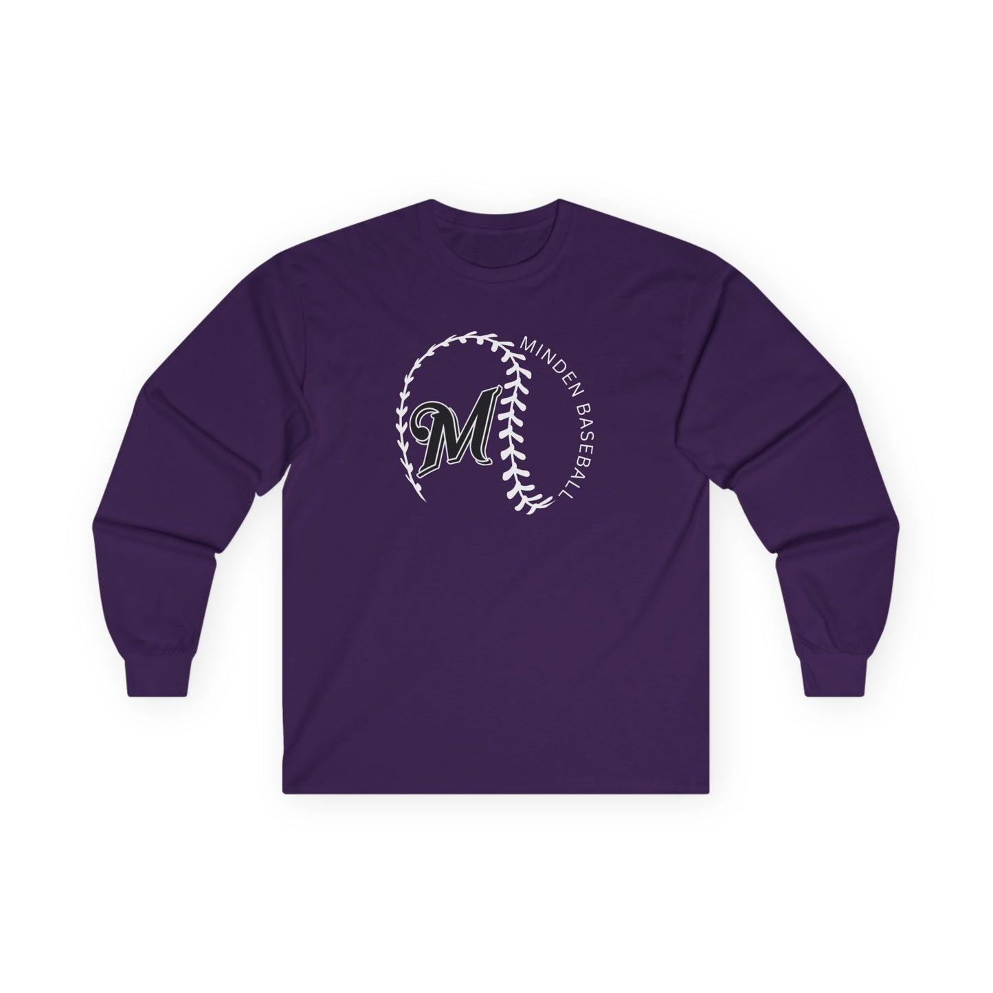 Minden Baseball "Stitches" Long Sleeve Shirt