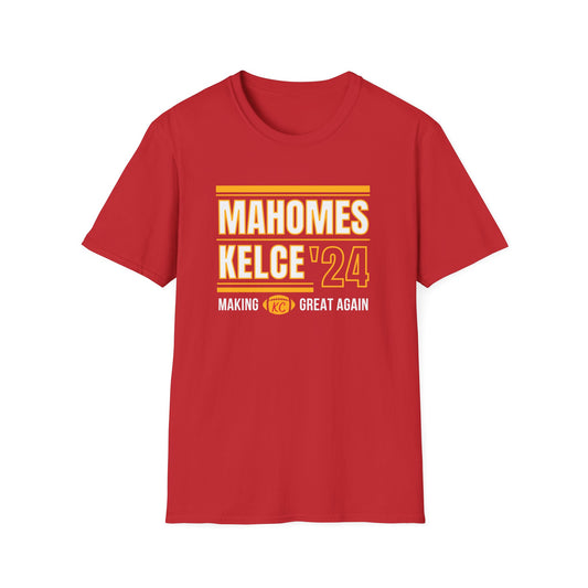Mahomes Kelce Make KC Great Again Adult Shirt