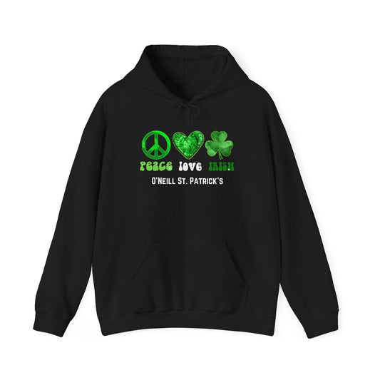 (Preorder) St. Pats O'Neill Peace Love Irish Logos Apparel