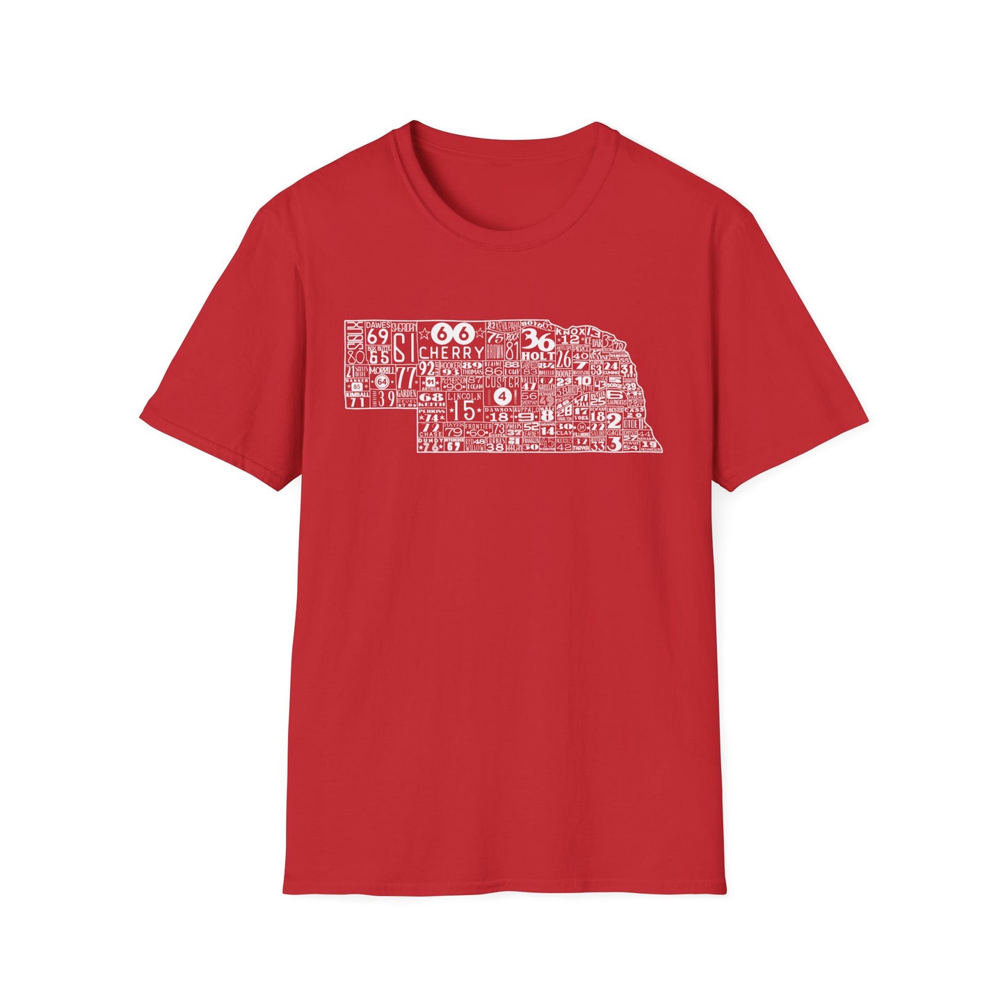 Nebraska Counties Shirt