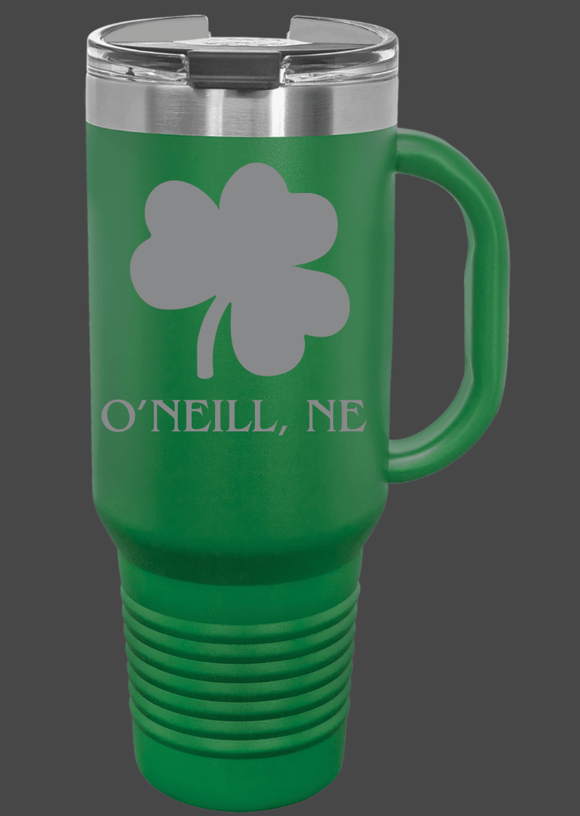 O'Neill St. Pats Stainless Steel Items Laser Engraved- Variety to Choose