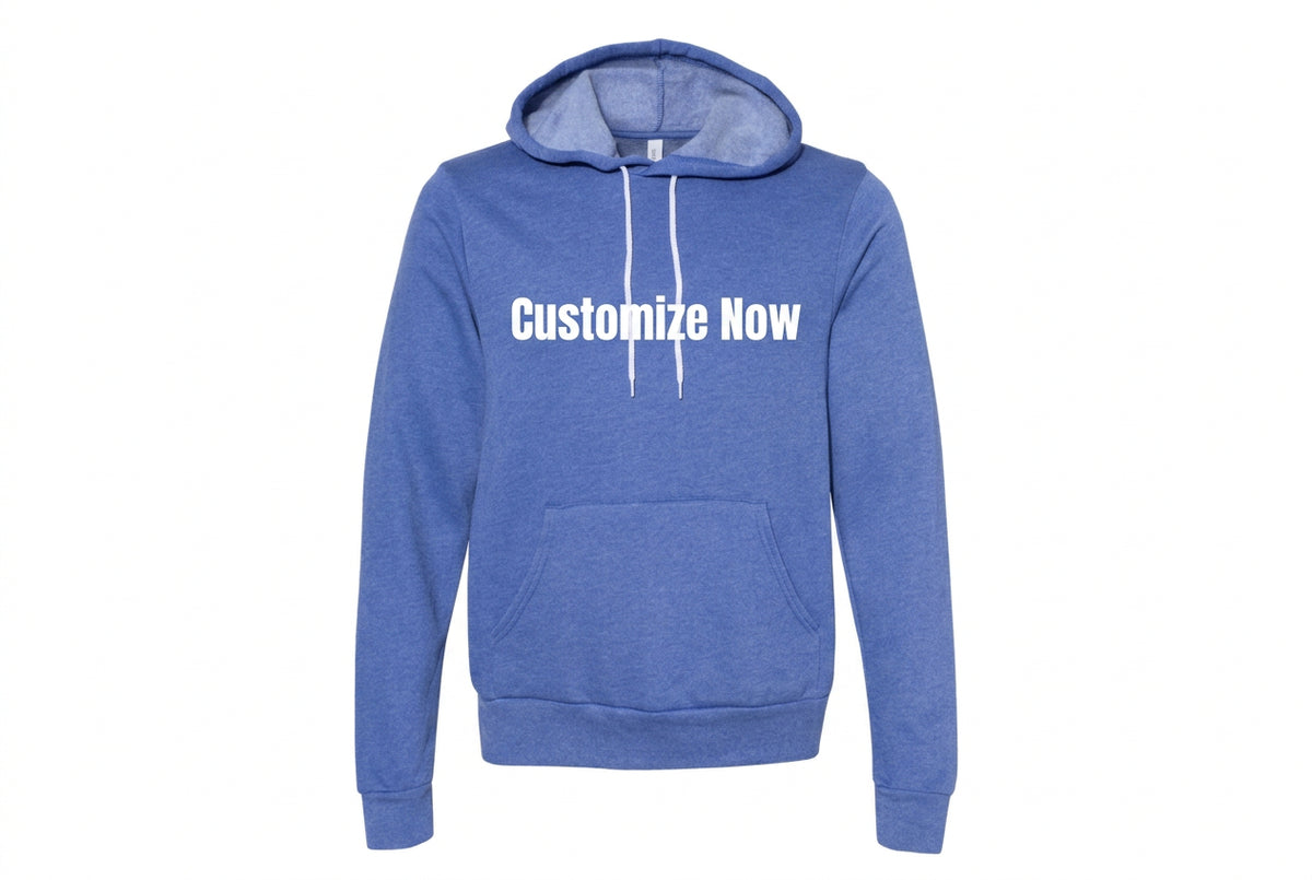 Bella + Canvas 3719 Custom Unisex Sponge Fleece Hoodie