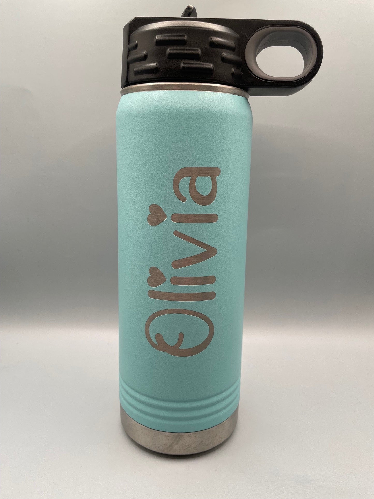 20oz Water Bottle Laser Engraved Personalization