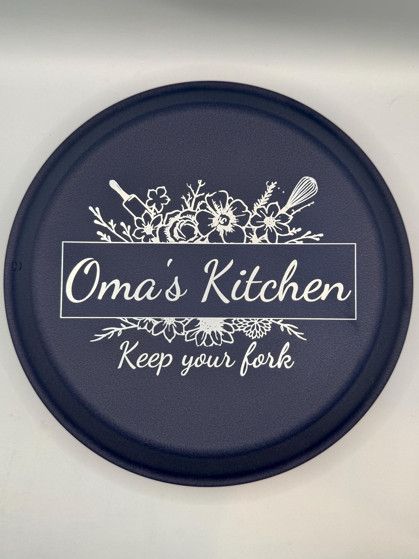 Custom Laser Engraved Pie Pan, Aluminum Pie Pan,  Housewarming gift, Personalized Pie Pan, Christmas Gift For Her, Baking Pan, Kitchen Gift