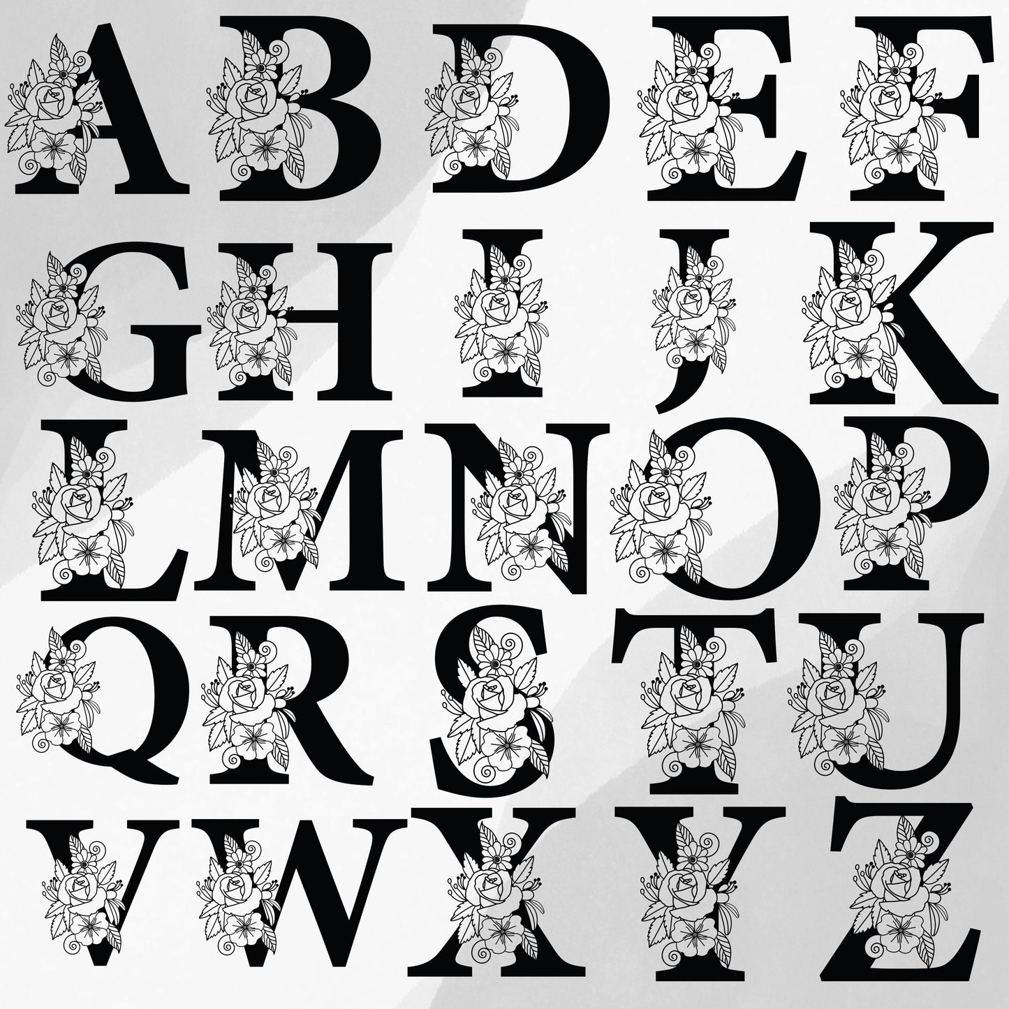 Floral Bridal / Wedding Party Skinny Can Cooler