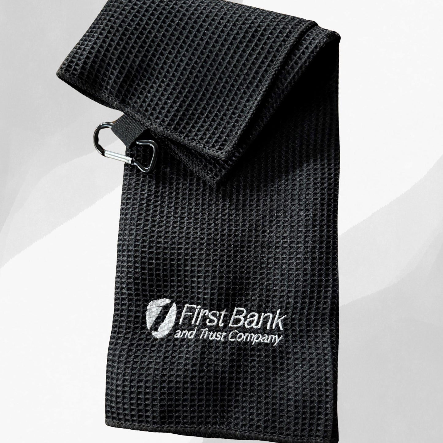 Embroidered Golf Towel - Your monogram, text, or business logo