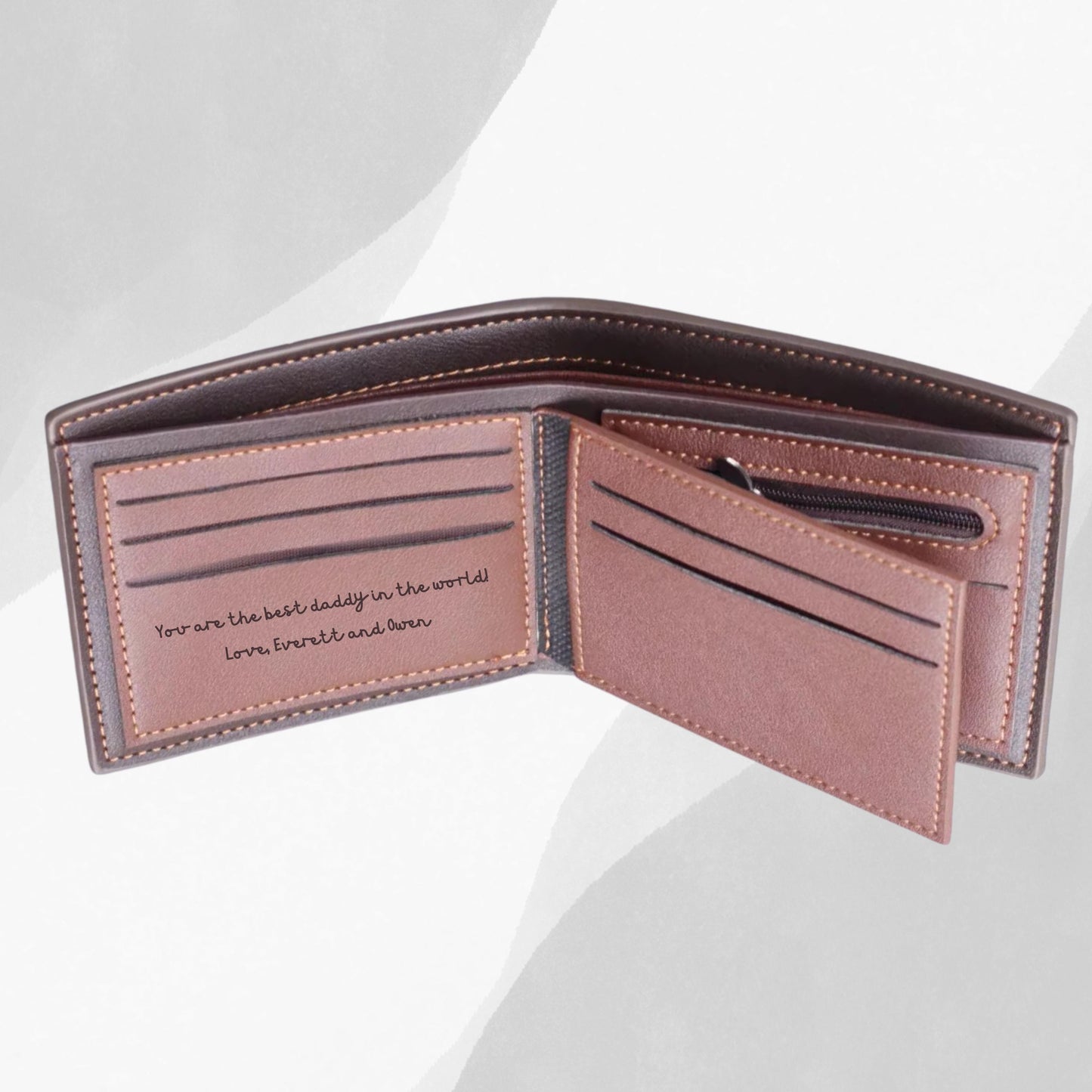 Personalized Wallet - Engraved / Wedding/ Father's Day