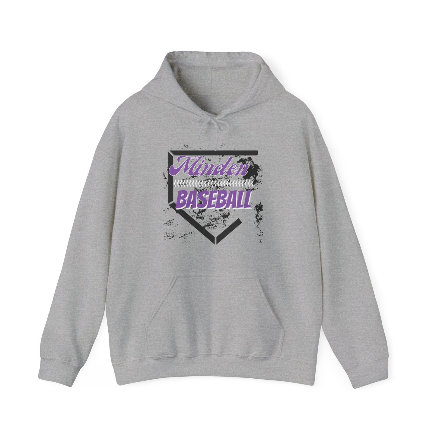 Minden Baseball "Plate" Hooded Sweatshirt