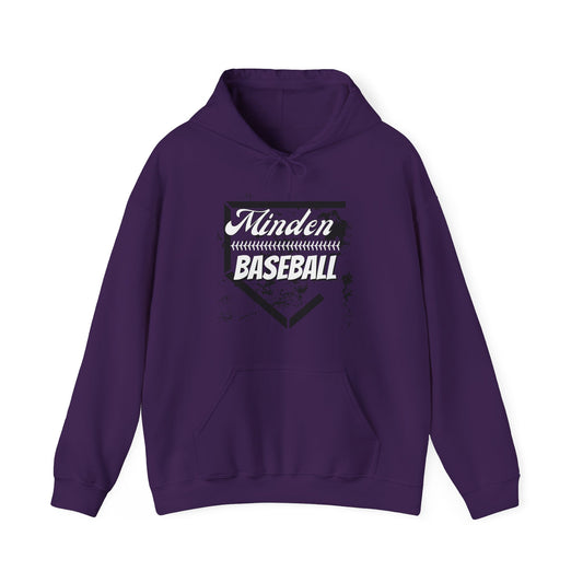 Minden Baseball "Plate" Hooded Sweatshirt