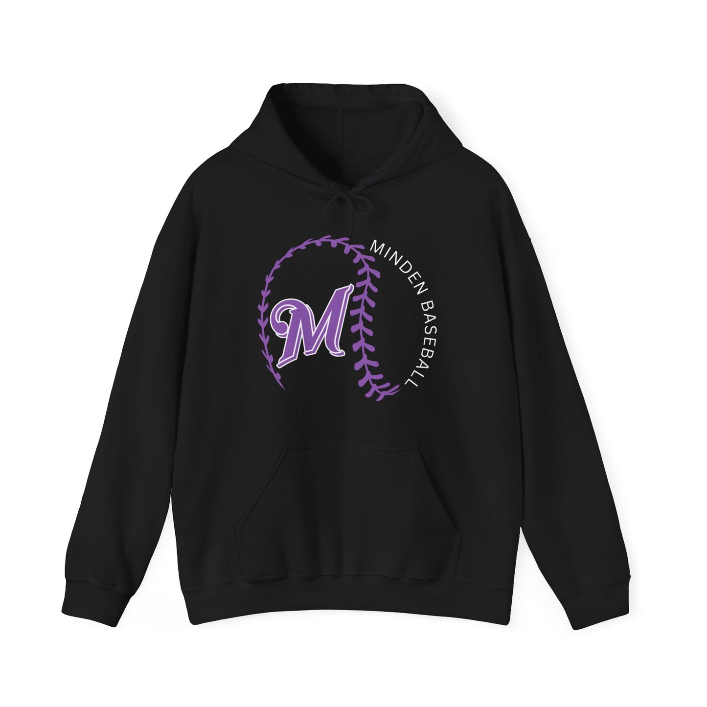 Minden Baseball "Stitches" Hooded Sweatshirt